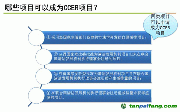 哪些項(xiàng)目可以成為ccer項(xiàng)目？